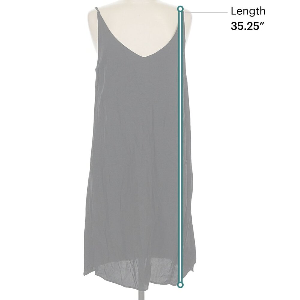 TOPSHOP BLACK SLIP DRESS - Picture 5 of 8